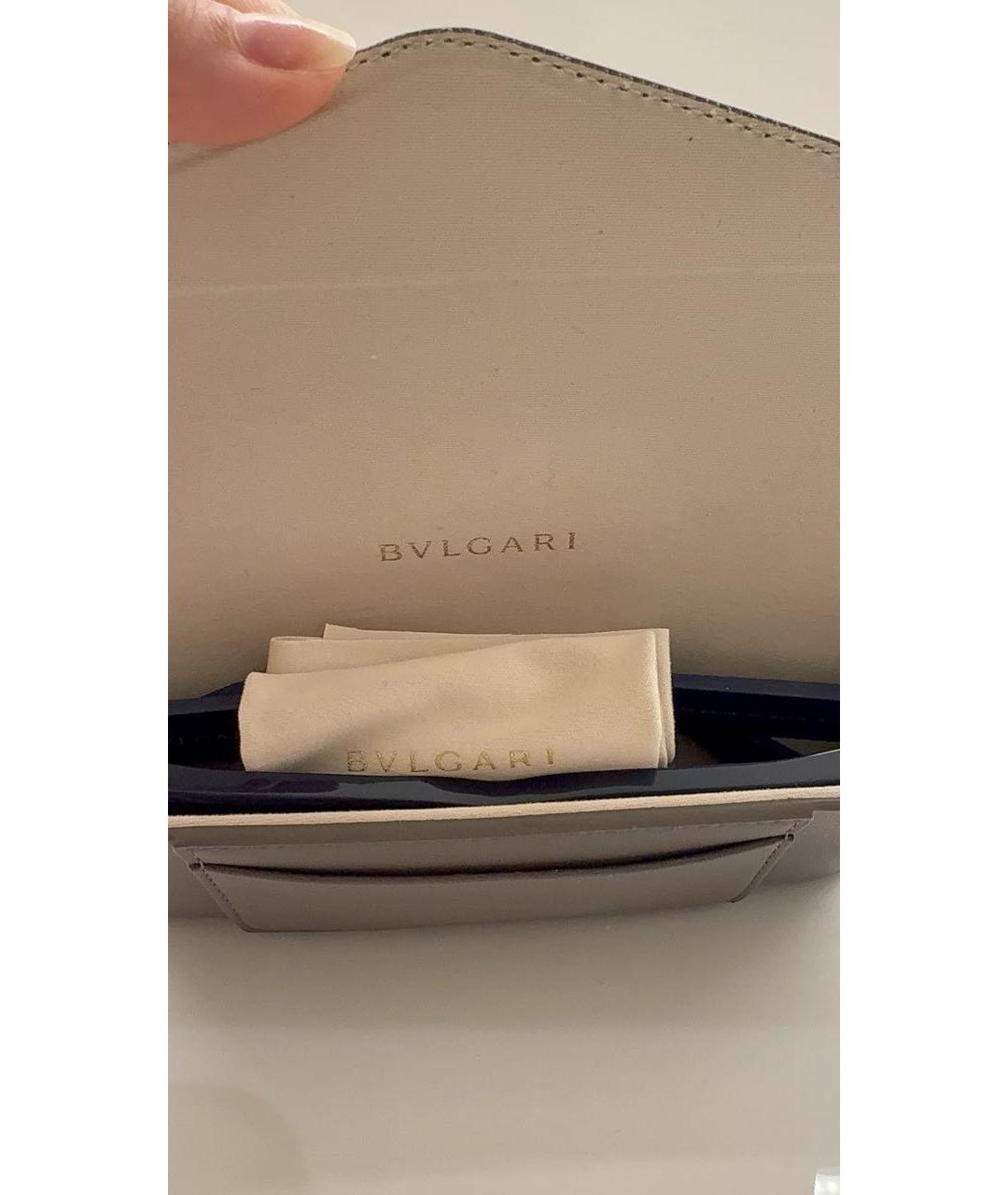 BVLGARI Синие солнцезащитные очки, фото 5