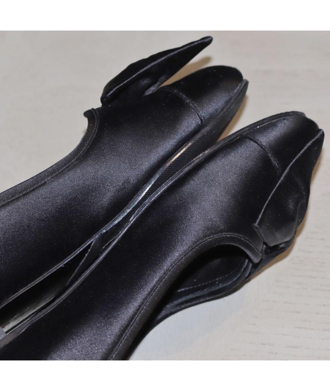 CHANEL Черные балетки, фото 8