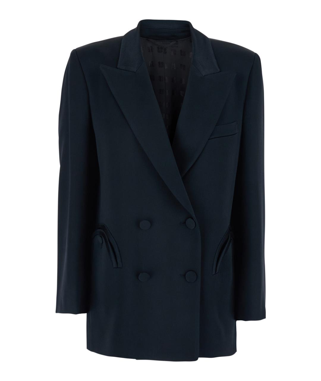 BLAZE MILANO Синий вискозный жакет/пиджак, фото 1