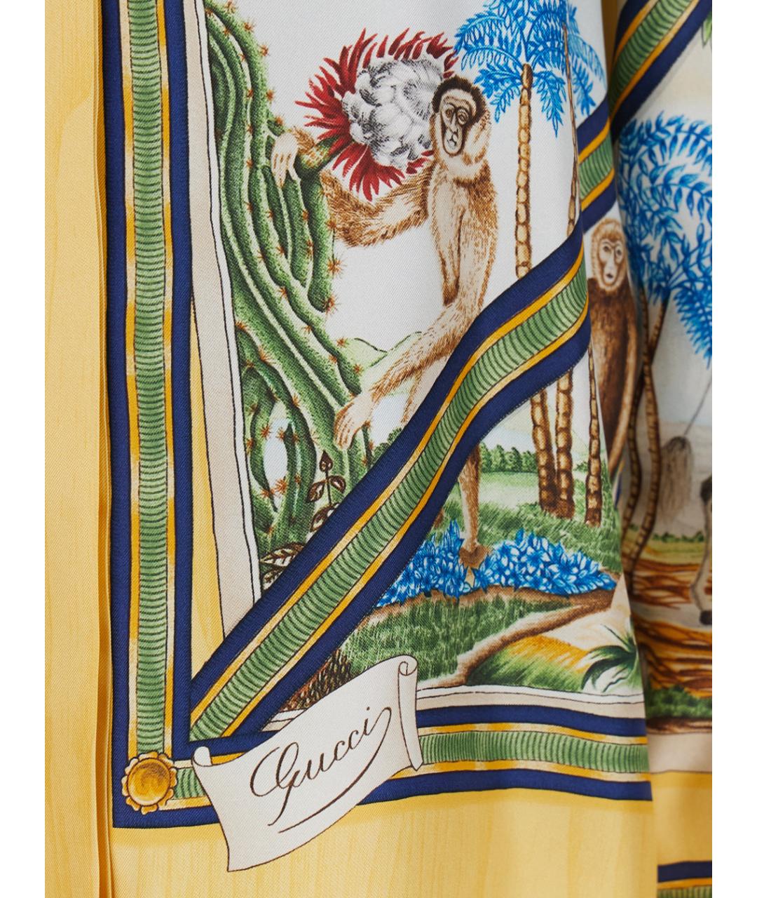 GUCCI Мульти шелковая рубашка, фото 3