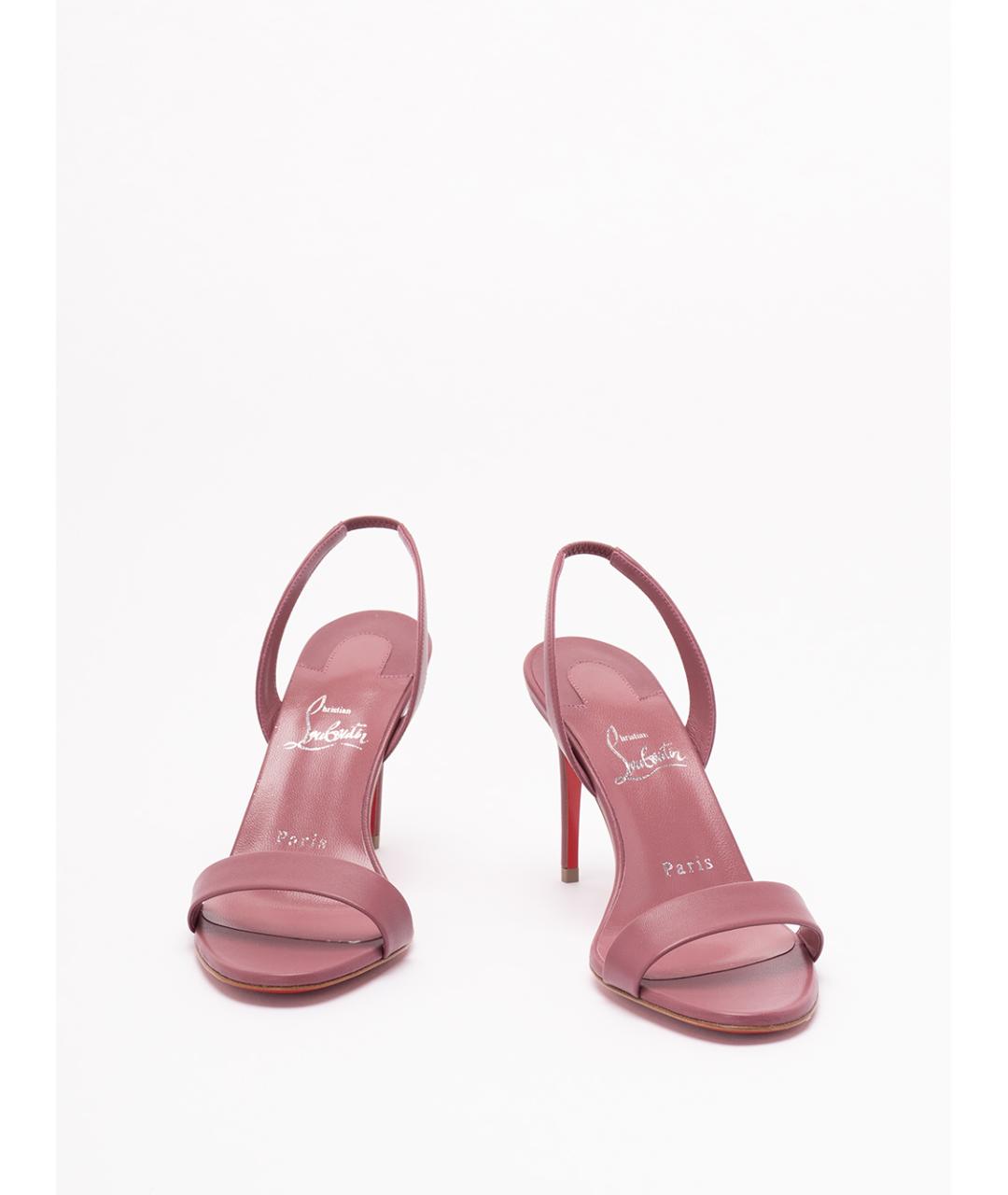 CHRISTIAN LOUBOUTIN Кожаные босоножки, фото 2