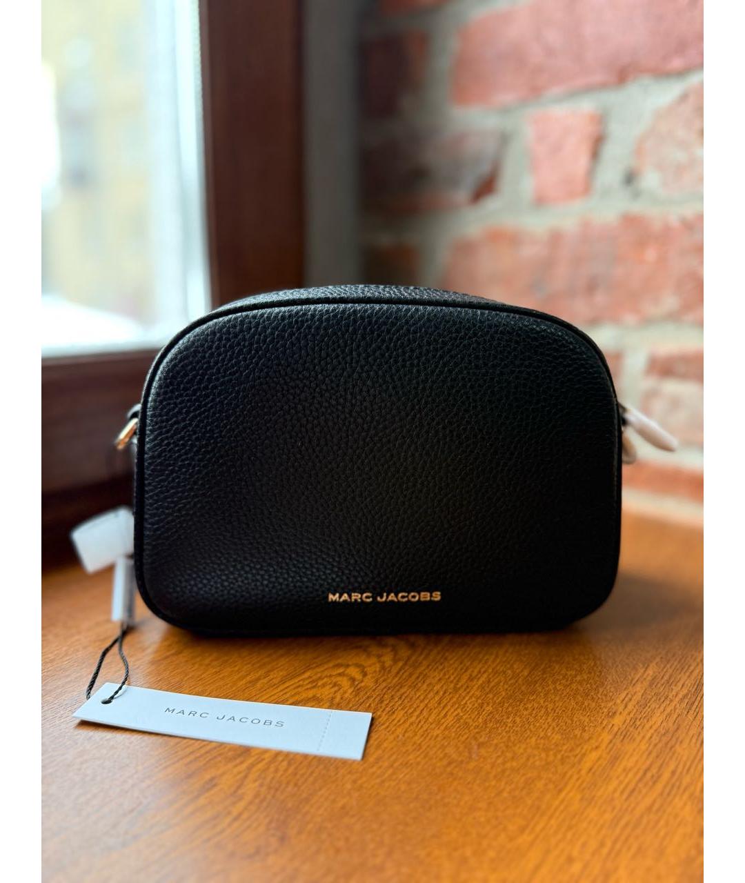 MARC JACOBS Черная кожаная сумка через плечо, фото 3