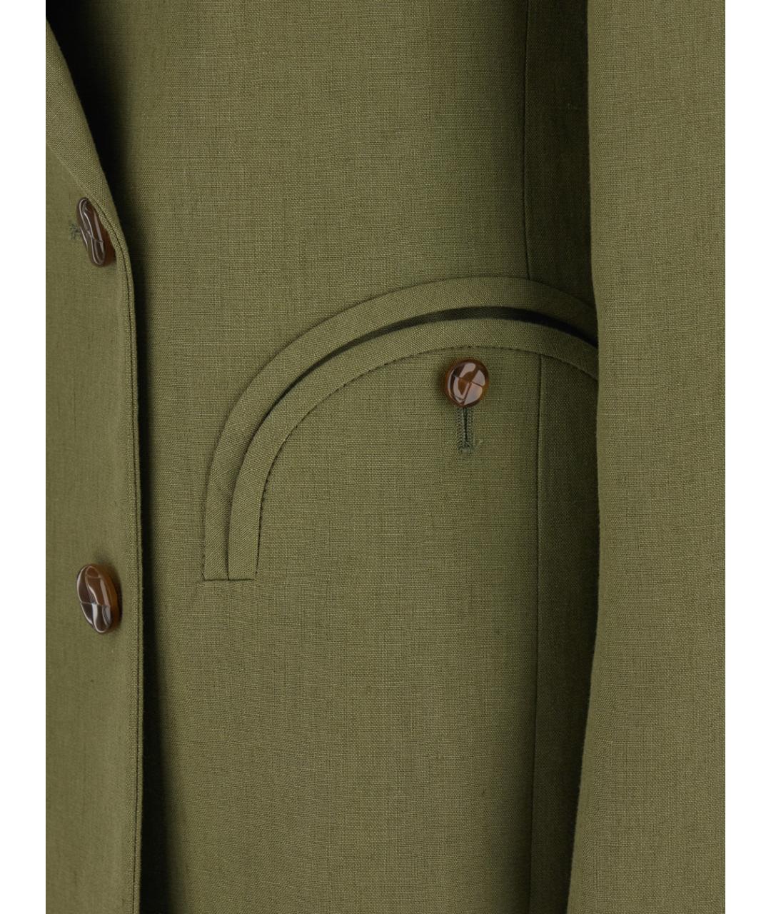 BLAZE MILANO Зеленый вискозный жакет/пиджак, фото 3