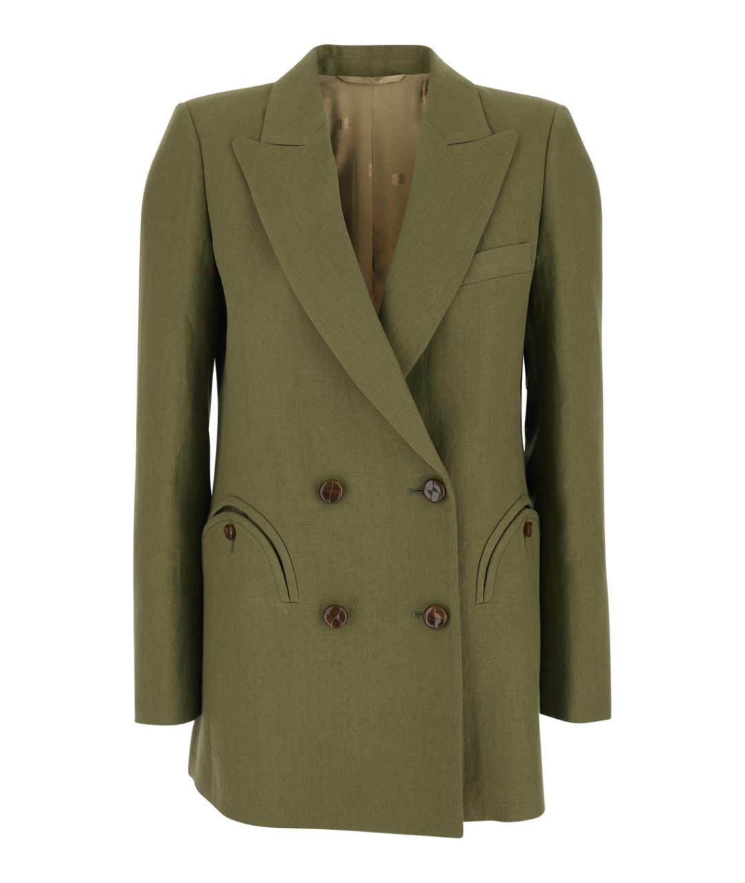 BLAZE MILANO Зеленый вискозный жакет/пиджак, фото 1