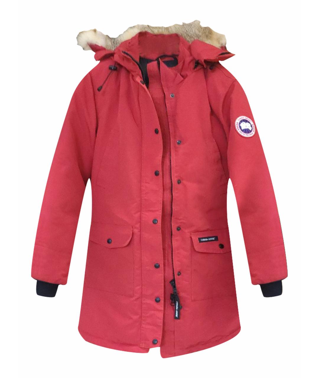 CANADA GOOSE Красный пуховик, фото 1