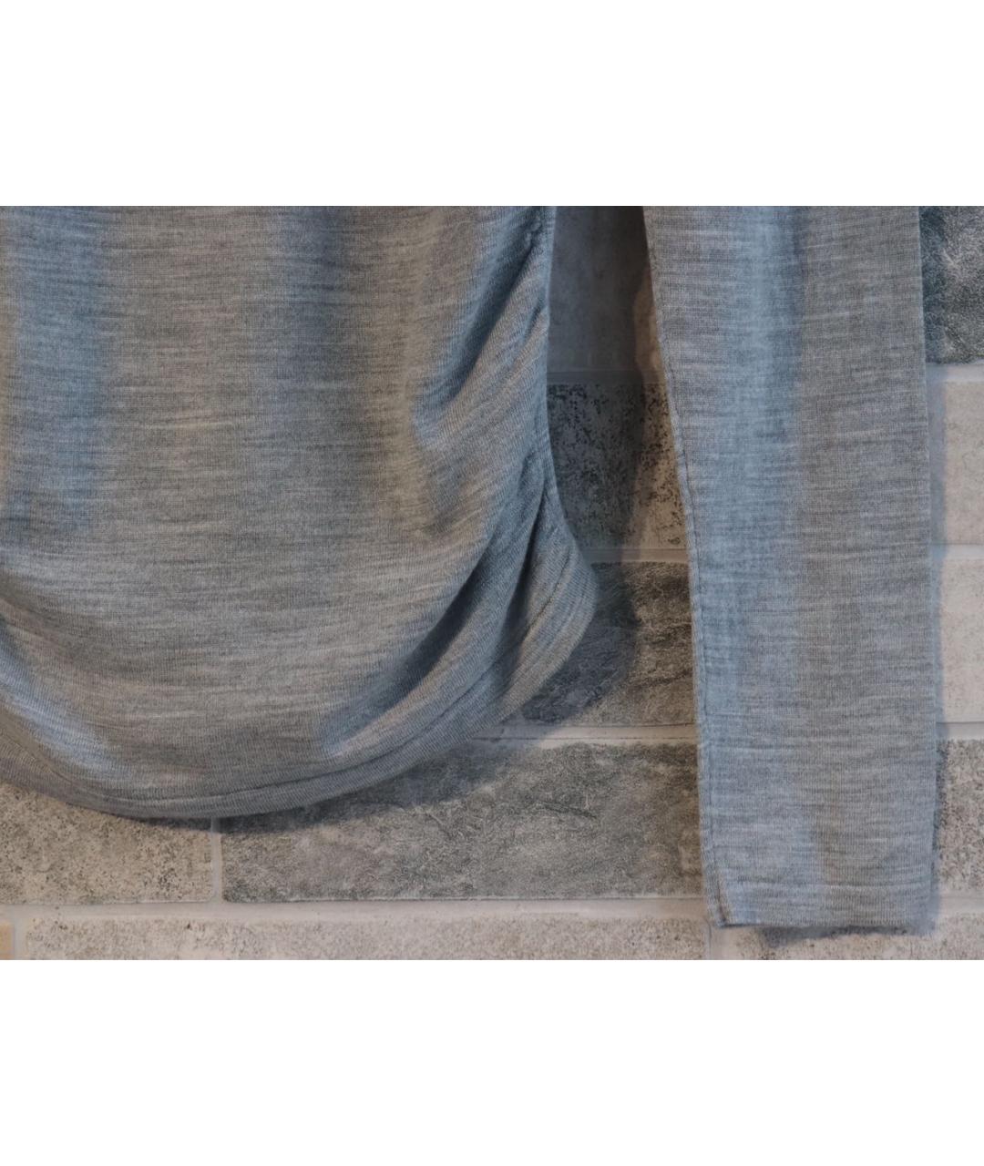 THEORY Серая шерстяная водолазка, фото 6