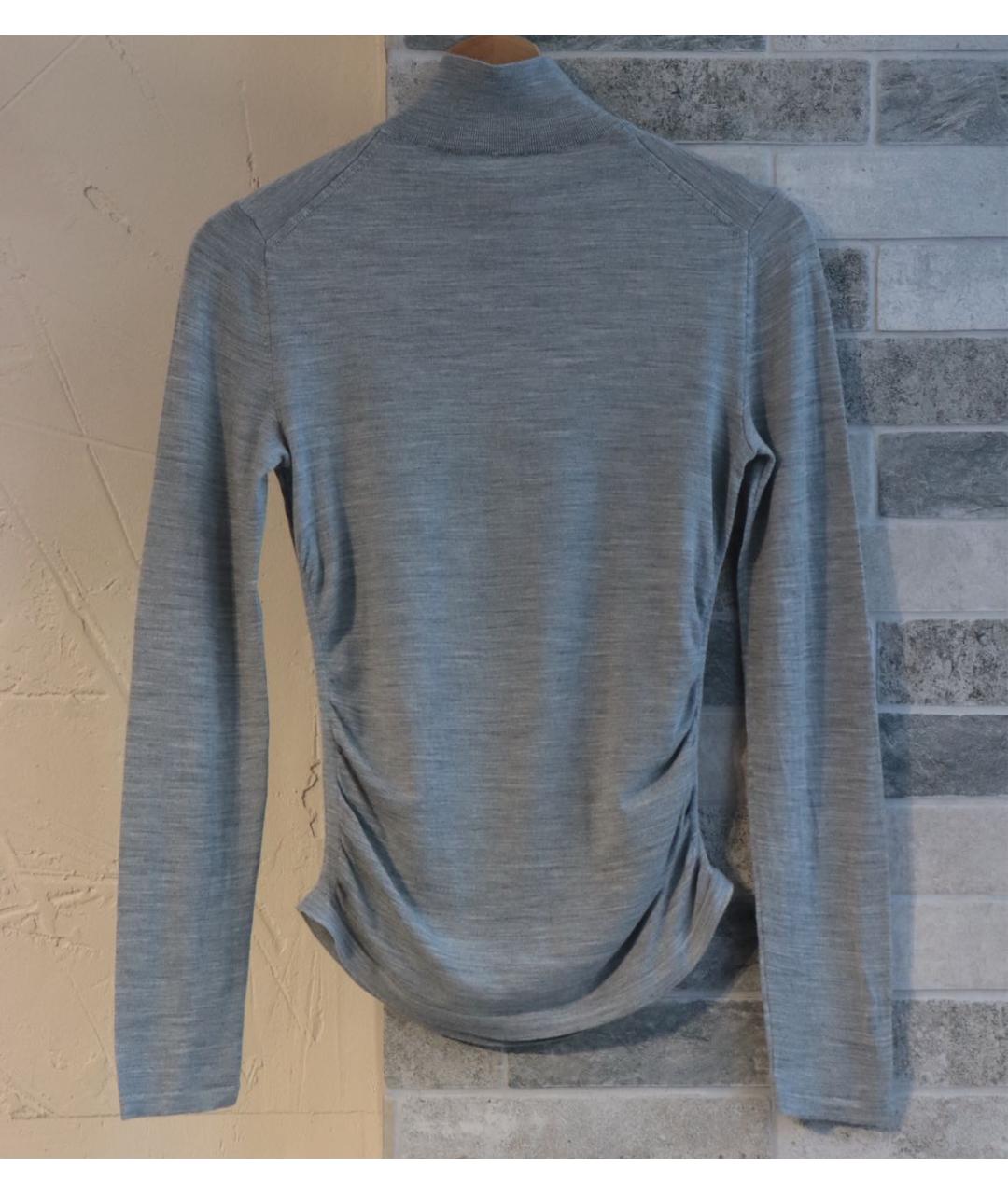 THEORY Серая шерстяная водолазка, фото 3