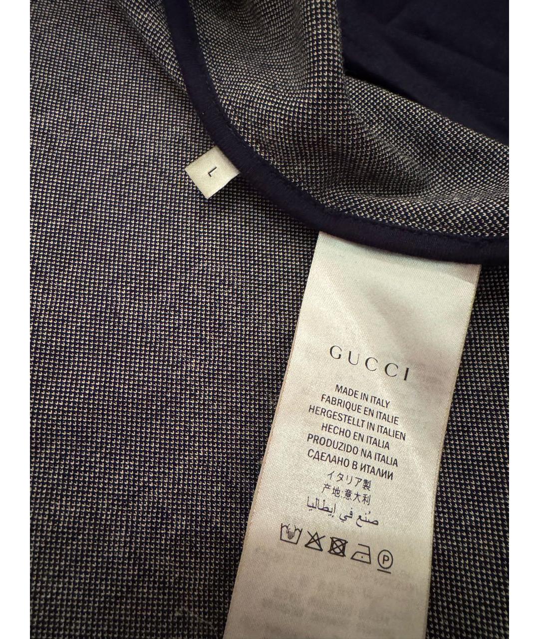 GUCCI Темно-синий повседневный костюм, фото 6