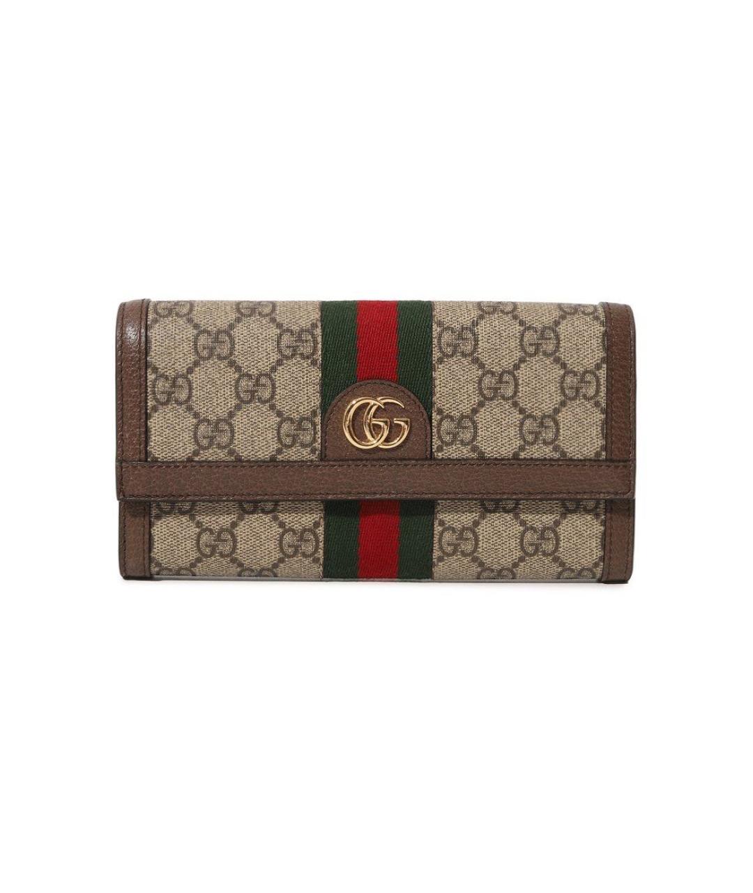 GUCCI Бежевый кошелек, фото 7