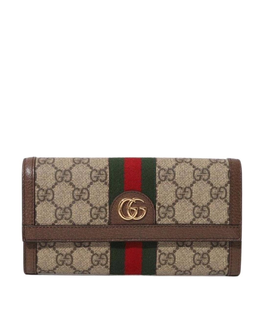 GUCCI Бежевый кошелек, фото 1