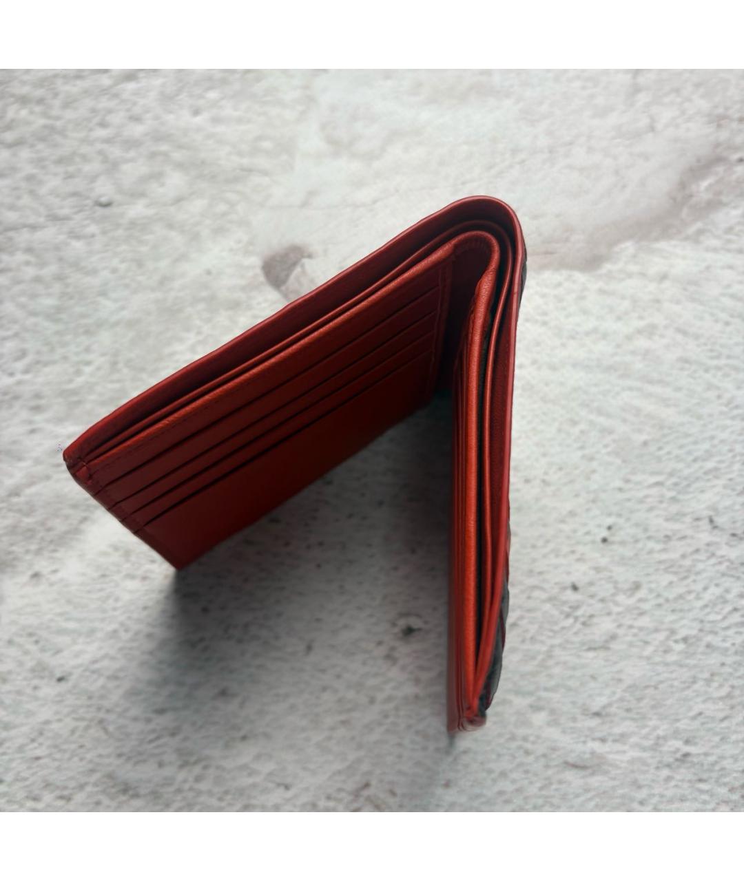 BOTTEGA VENETA Черный кожаный кошелек, фото 4