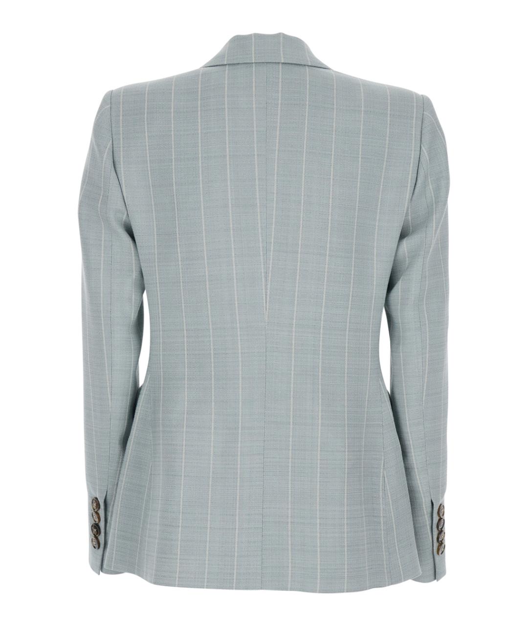 BLAZE MILANO Синий вискозный жакет/пиджак, фото 2