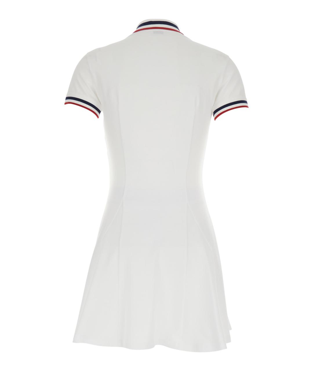 BRUNELLO CUCINELLI Белое хлопковое повседневное платье, фото 2