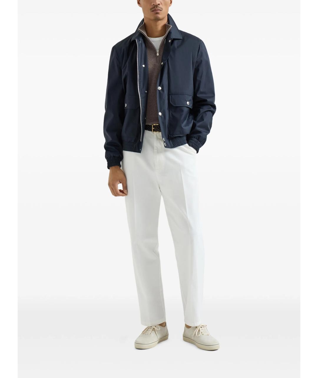 BRUNELLO CUCINELLI Коричневый кашемировый джемпер / свитер, фото 2