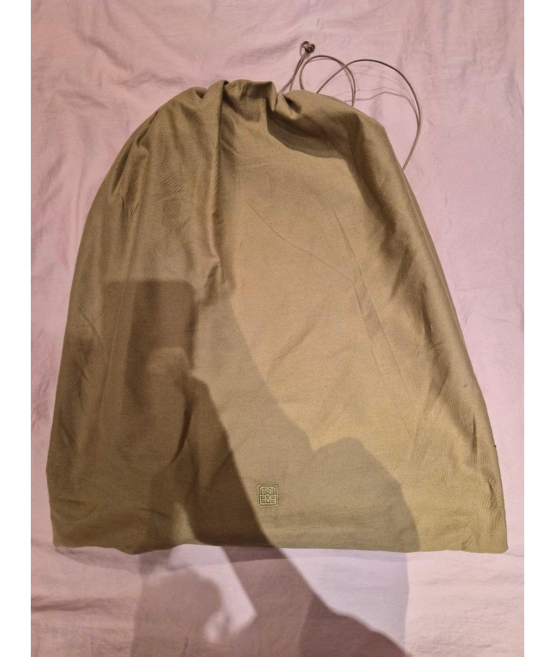 TOTEME Коричневая замшевая сумка тоут, фото 6