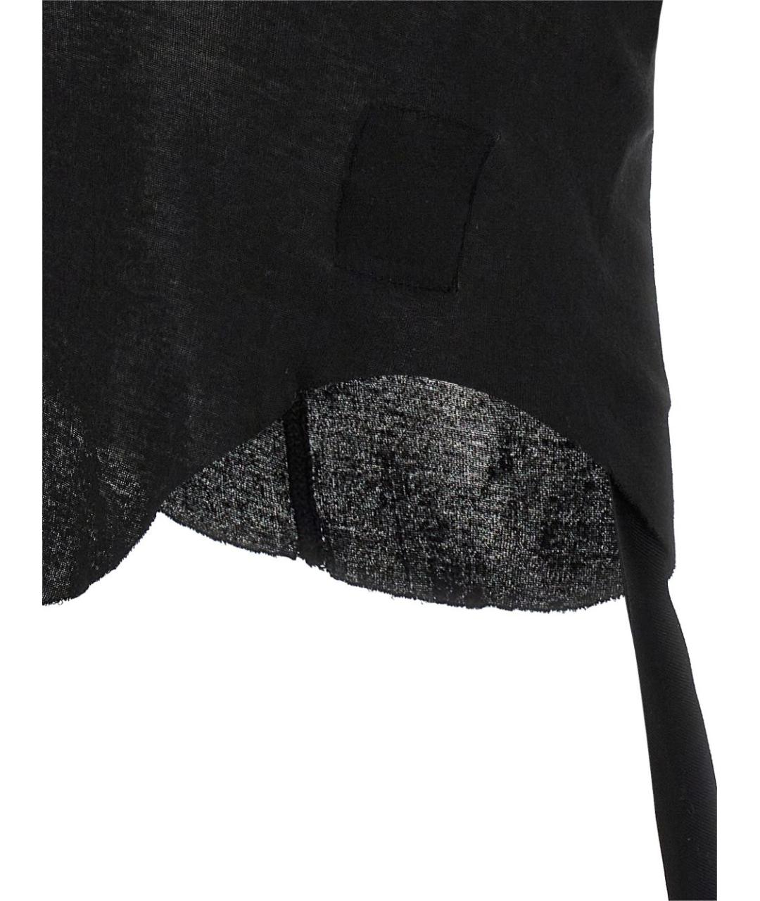 RICK OWENS DRKSHDW Черная хлопковая майка, фото 3