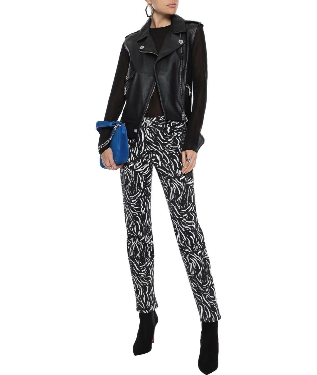 VERSACE Черный кожаный жилет, фото 2