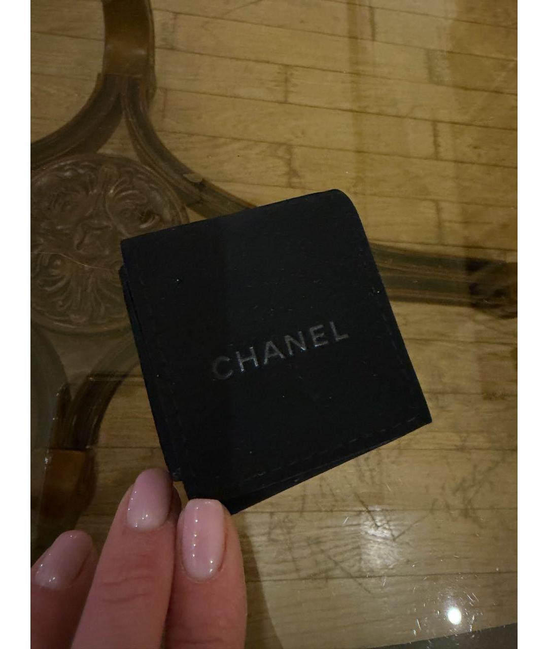 CHANEL Серебряные металлические серьги, фото 3