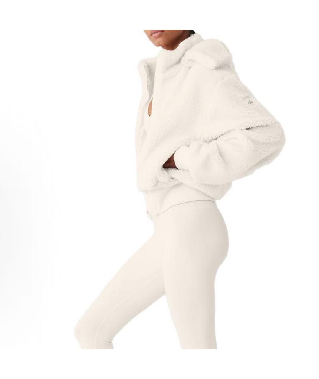 ALO YOGA Белая куртка, фото 5