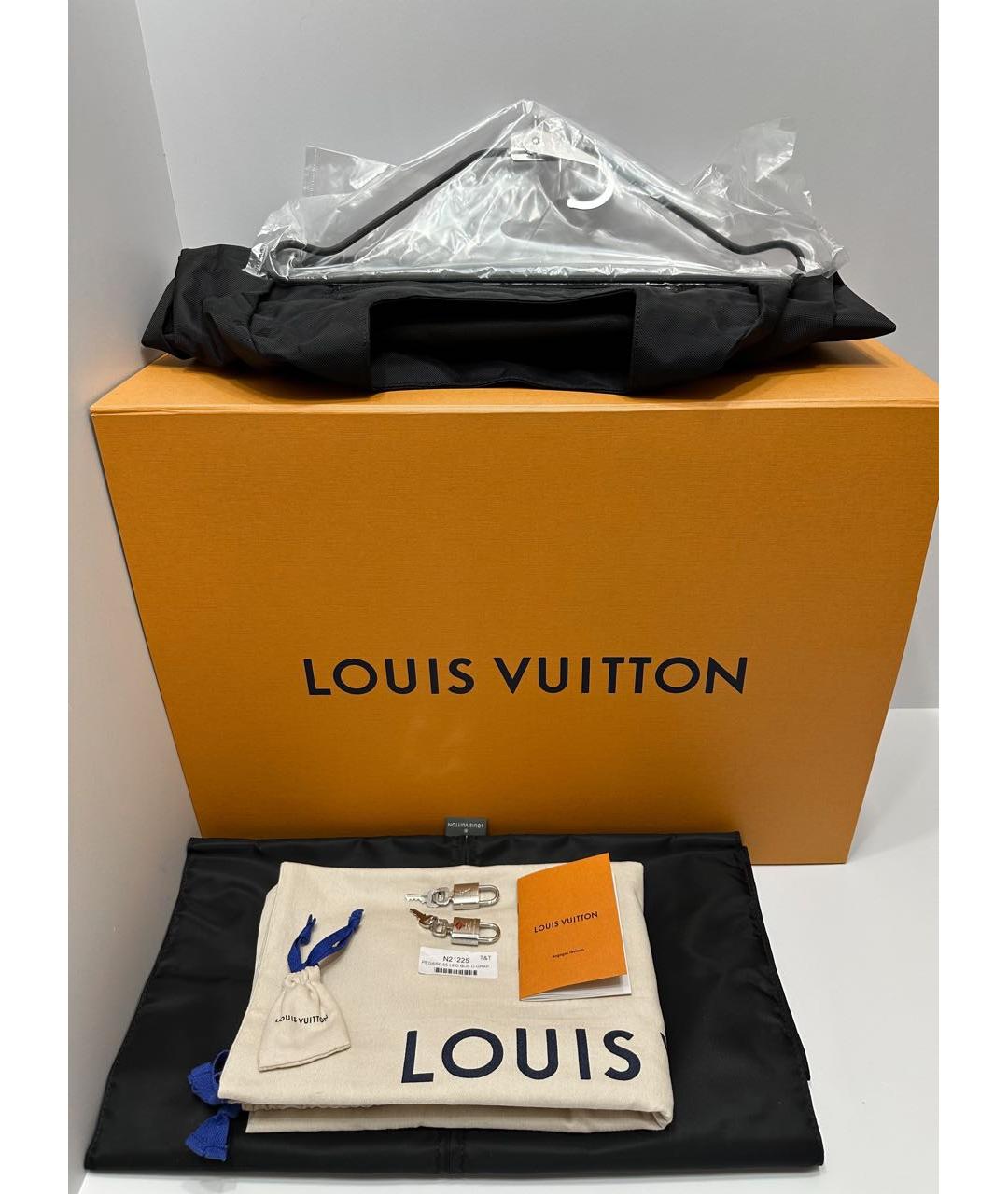 LOUIS VUITTON Черный чемодан, фото 3