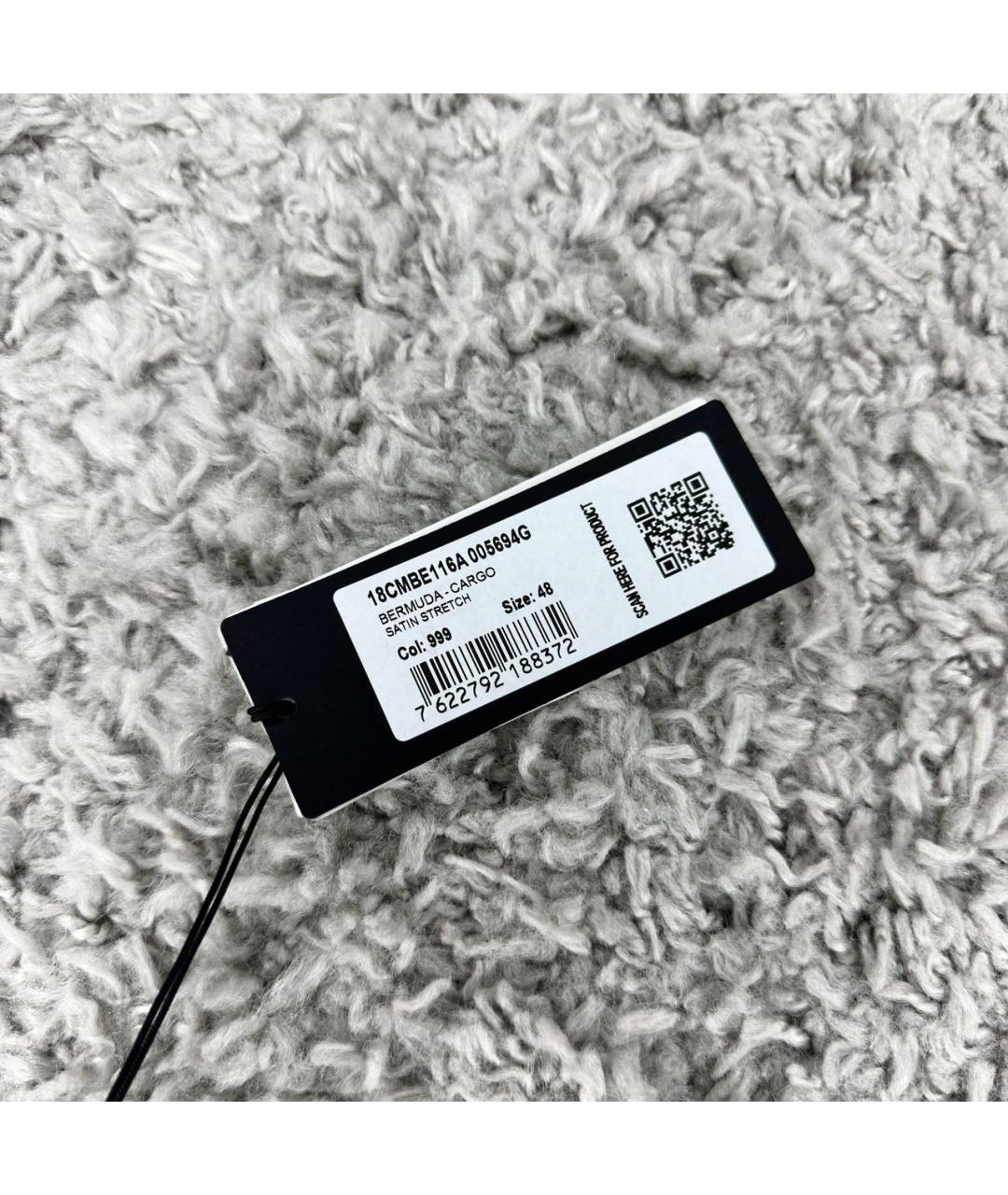 CP COMPANY Черные хлопковые шорты, фото 7