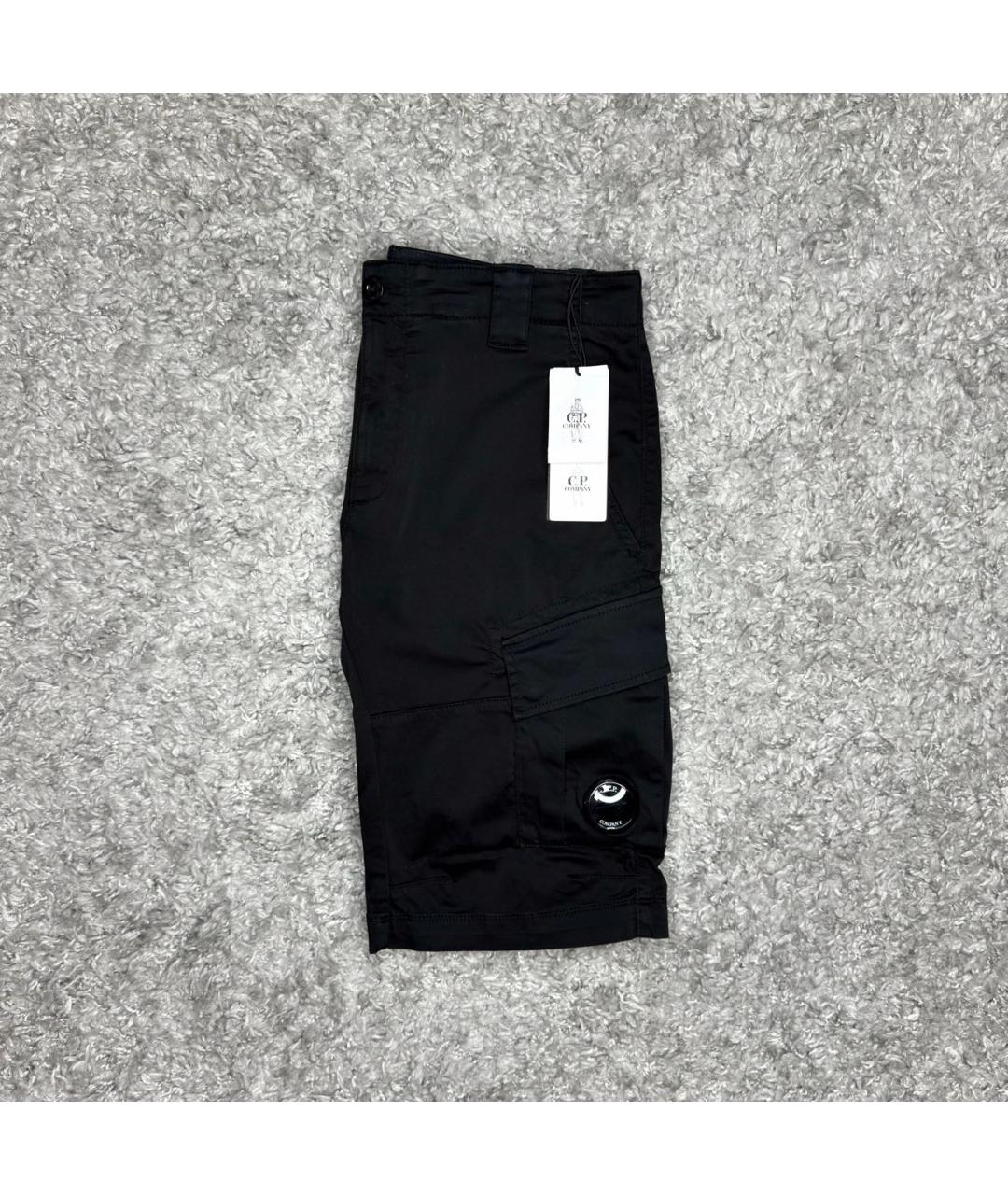 CP COMPANY Черные хлопковые шорты, фото 2