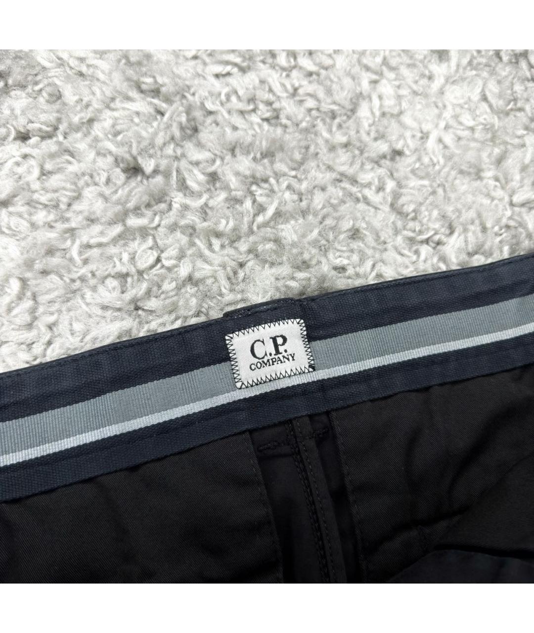 CP COMPANY Черные хлопковые шорты, фото 6