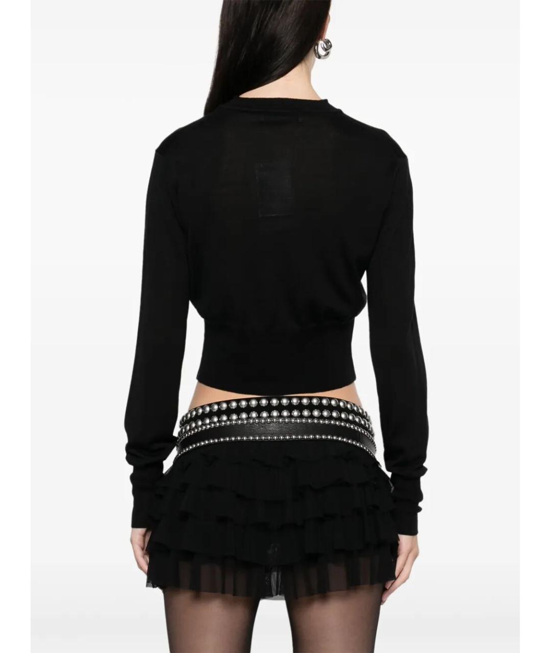 VIVIENNE WESTWOOD Черный шерстяной кардиган, фото 4