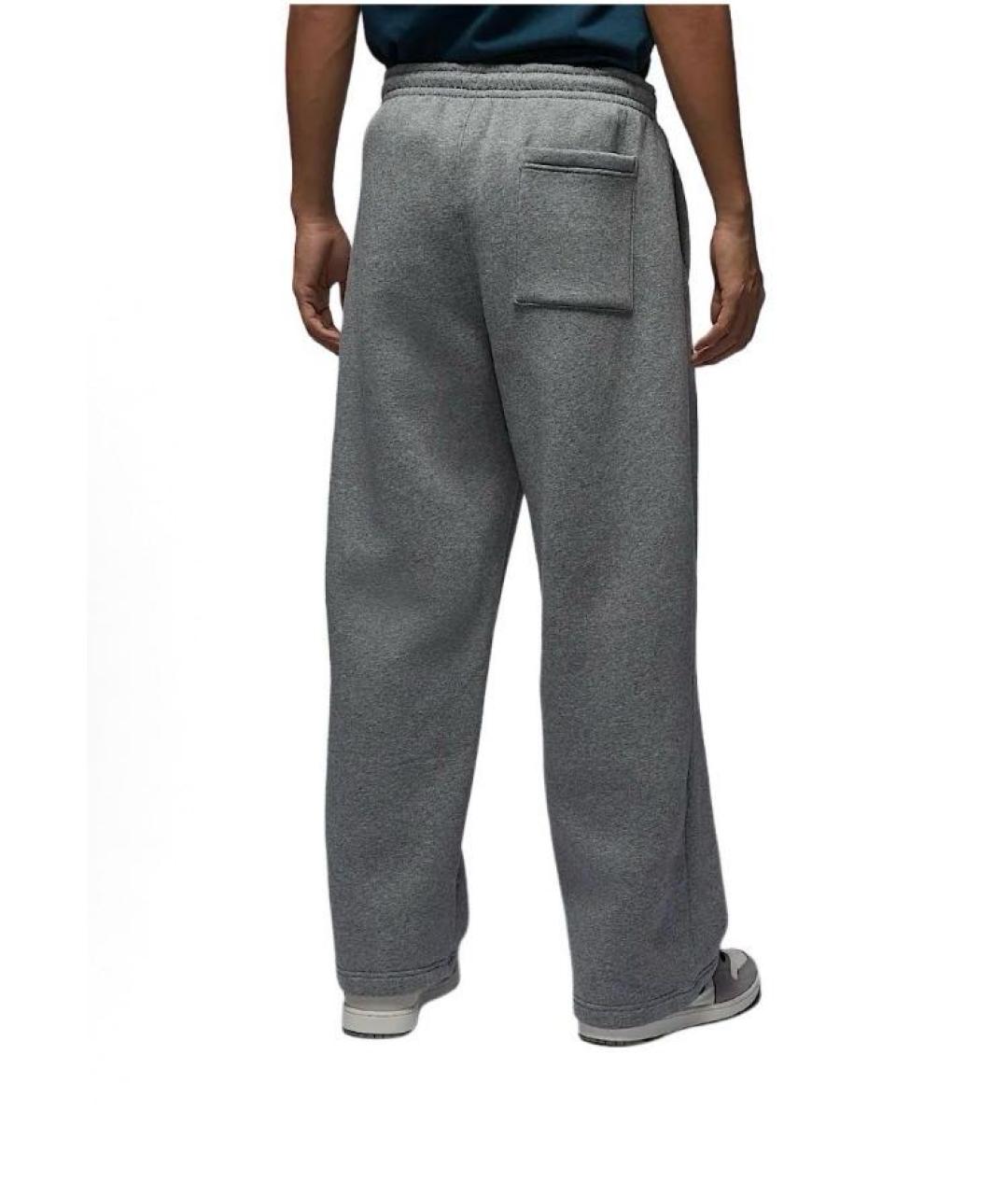 JORDAN Серые хлопковые повседневные брюки, фото 6