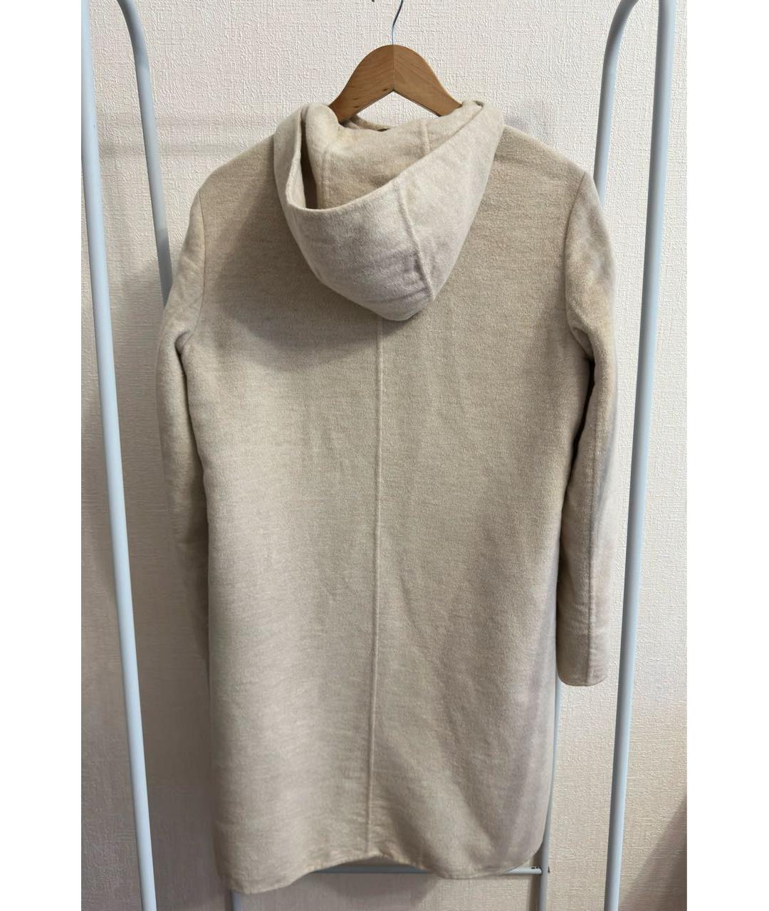'S MAX MARA Бежевое шерстяное пальто, фото 7