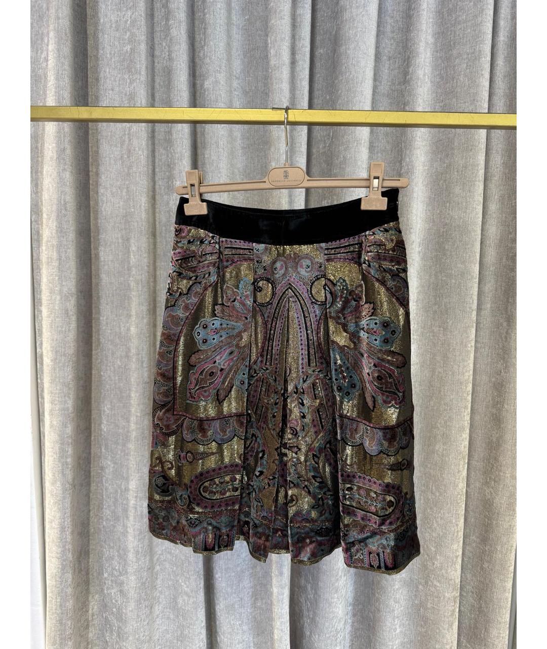 ETRO Оранжевая юбка мини, фото 3