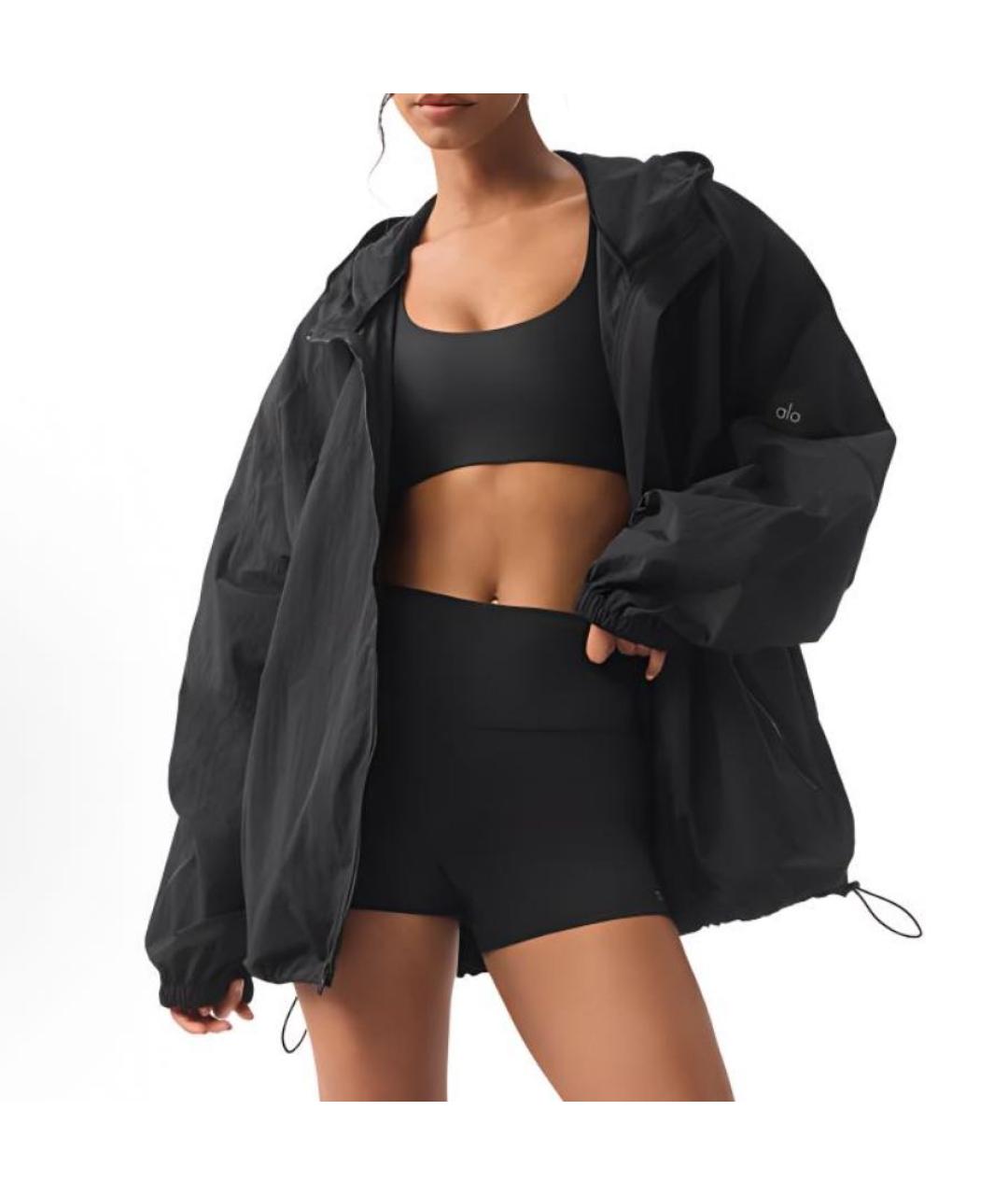 ALO YOGA Черная куртка, фото 3