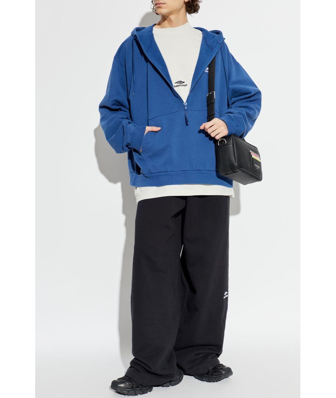 BALENCIAGA Белая хлопковая футболка, фото 8