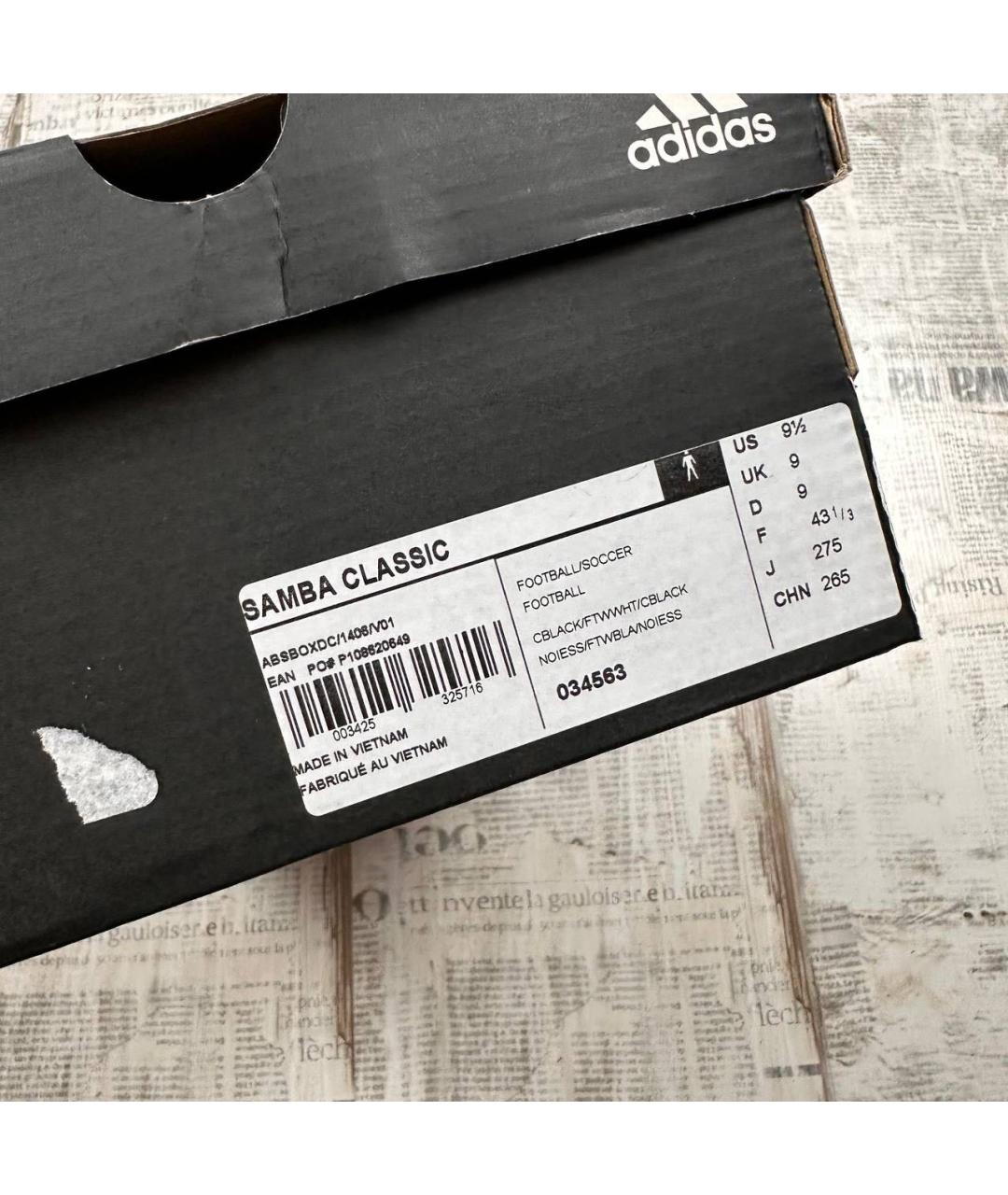 ADIDAS Черные низкие кроссовки / кеды, фото 6