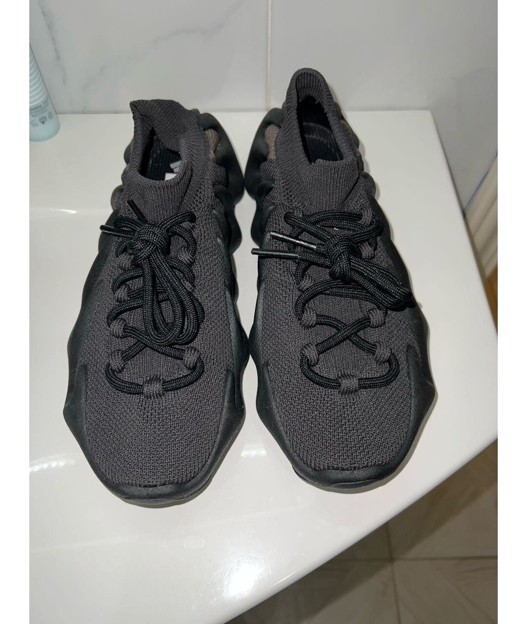 ADIDAS YEEZY Черные кроссовки, фото 2