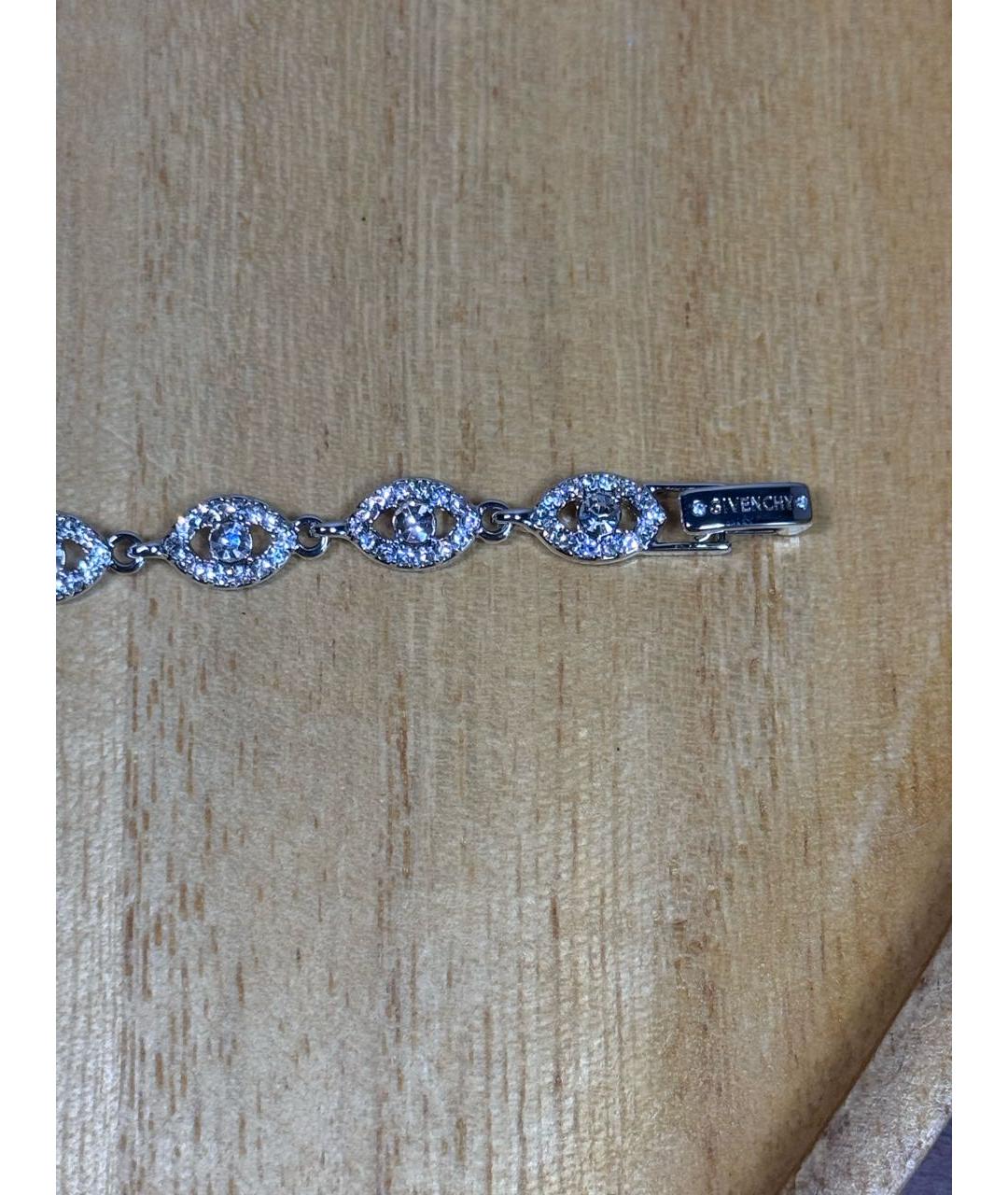 GIVENCHY Серебрянный металлический браслет, фото 2