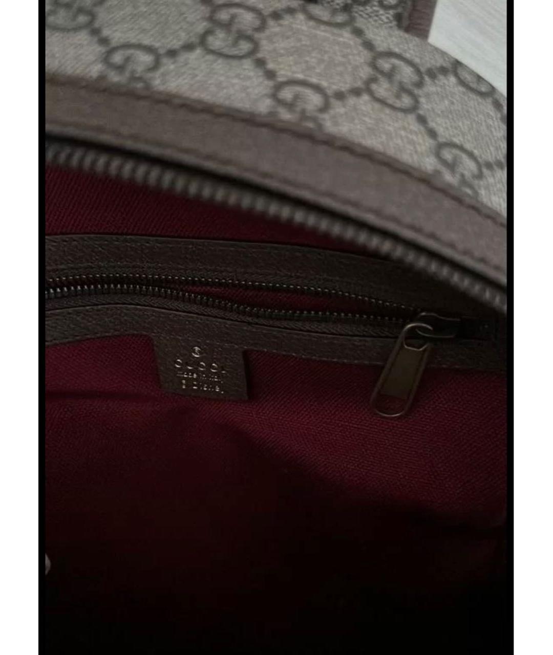 GUCCI Коричневый рюкзак, фото 5