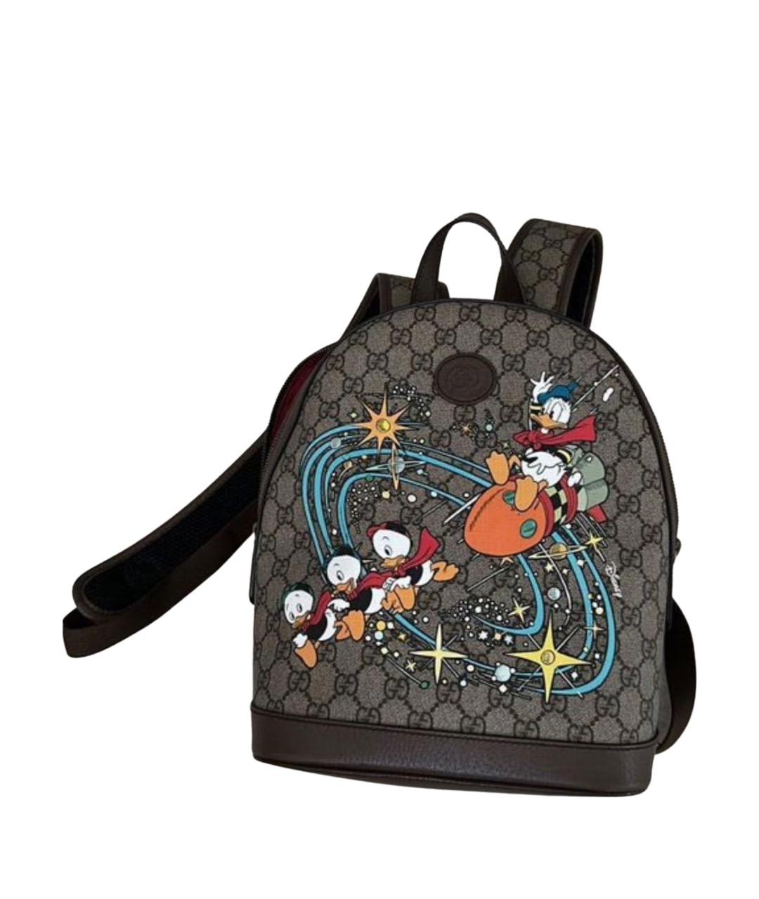 GUCCI Коричневый рюкзак, фото 1