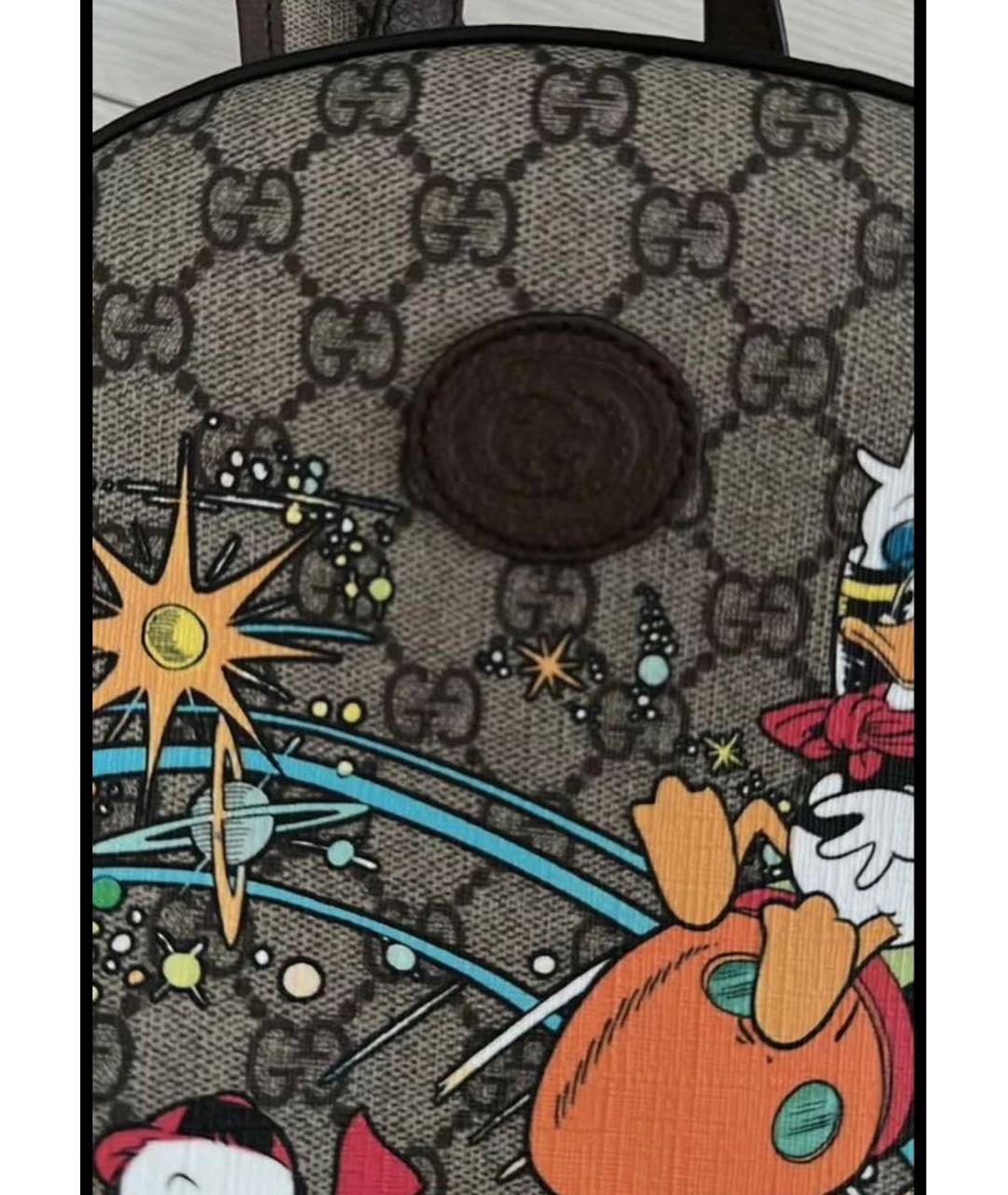 GUCCI Коричневый рюкзак, фото 4