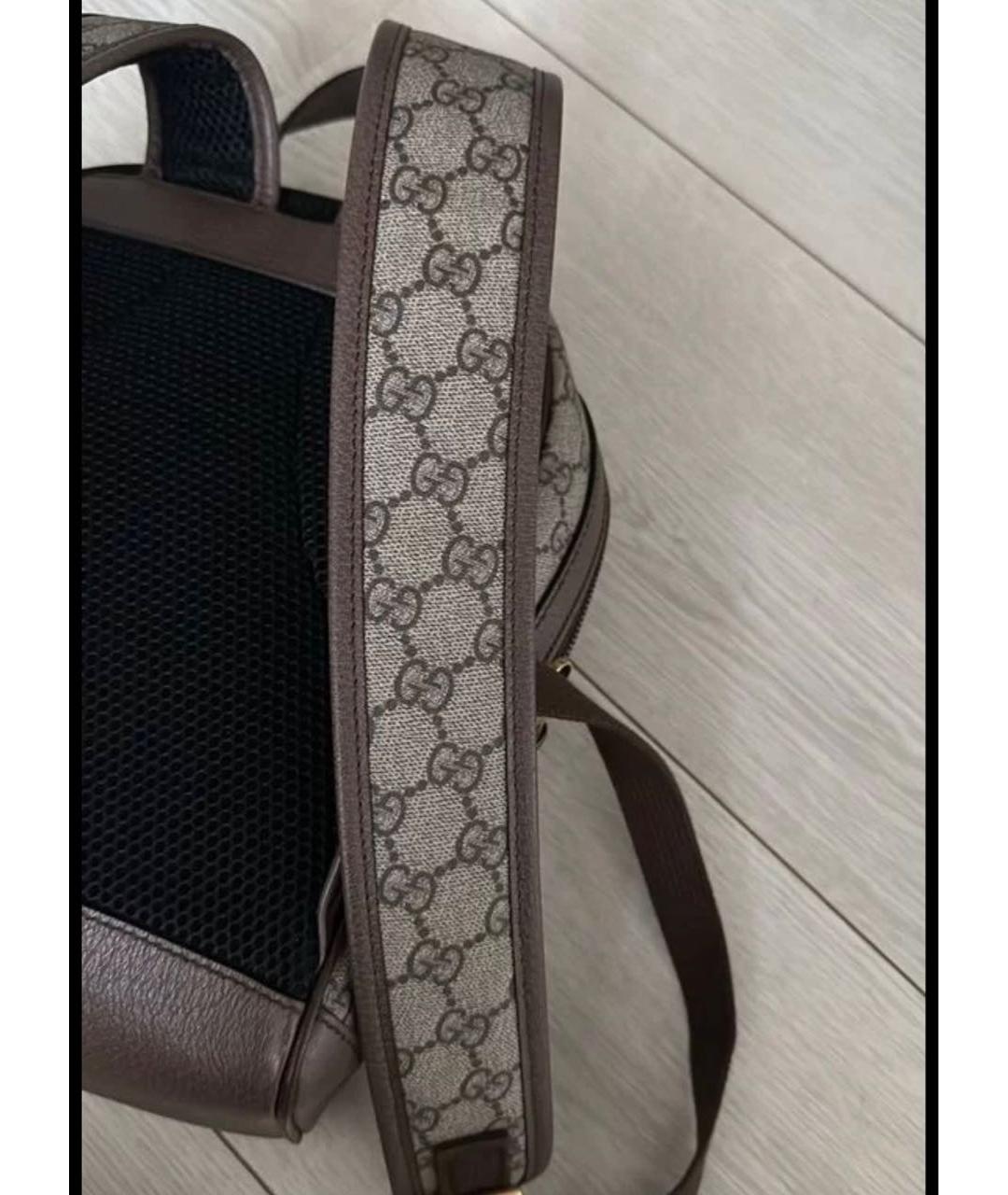 GUCCI Коричневый рюкзак, фото 8