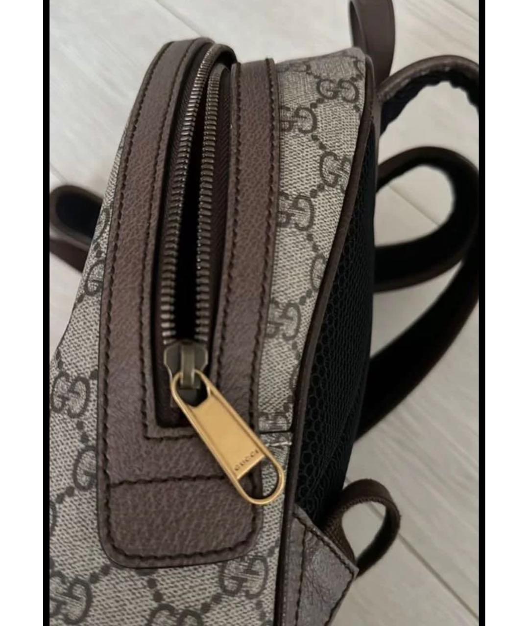 GUCCI Коричневый рюкзак, фото 3