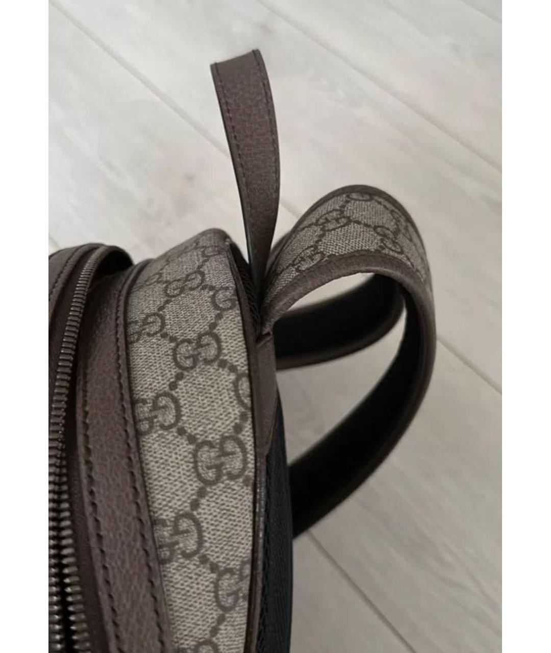 GUCCI Коричневый рюкзак, фото 7