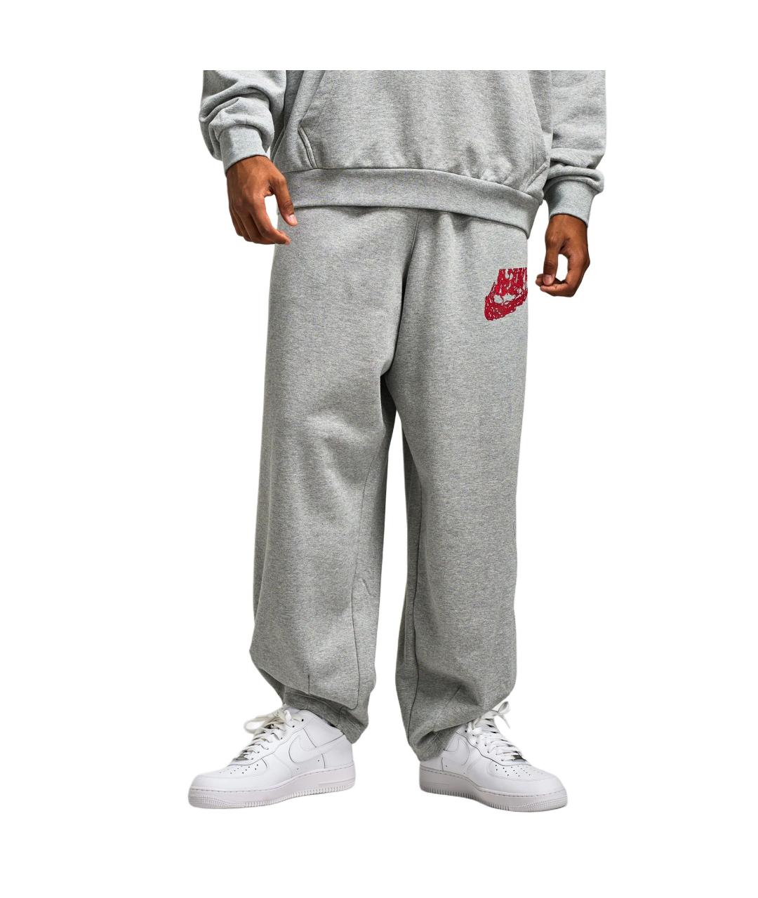 NIKE Серые повседневные брюки, фото 5