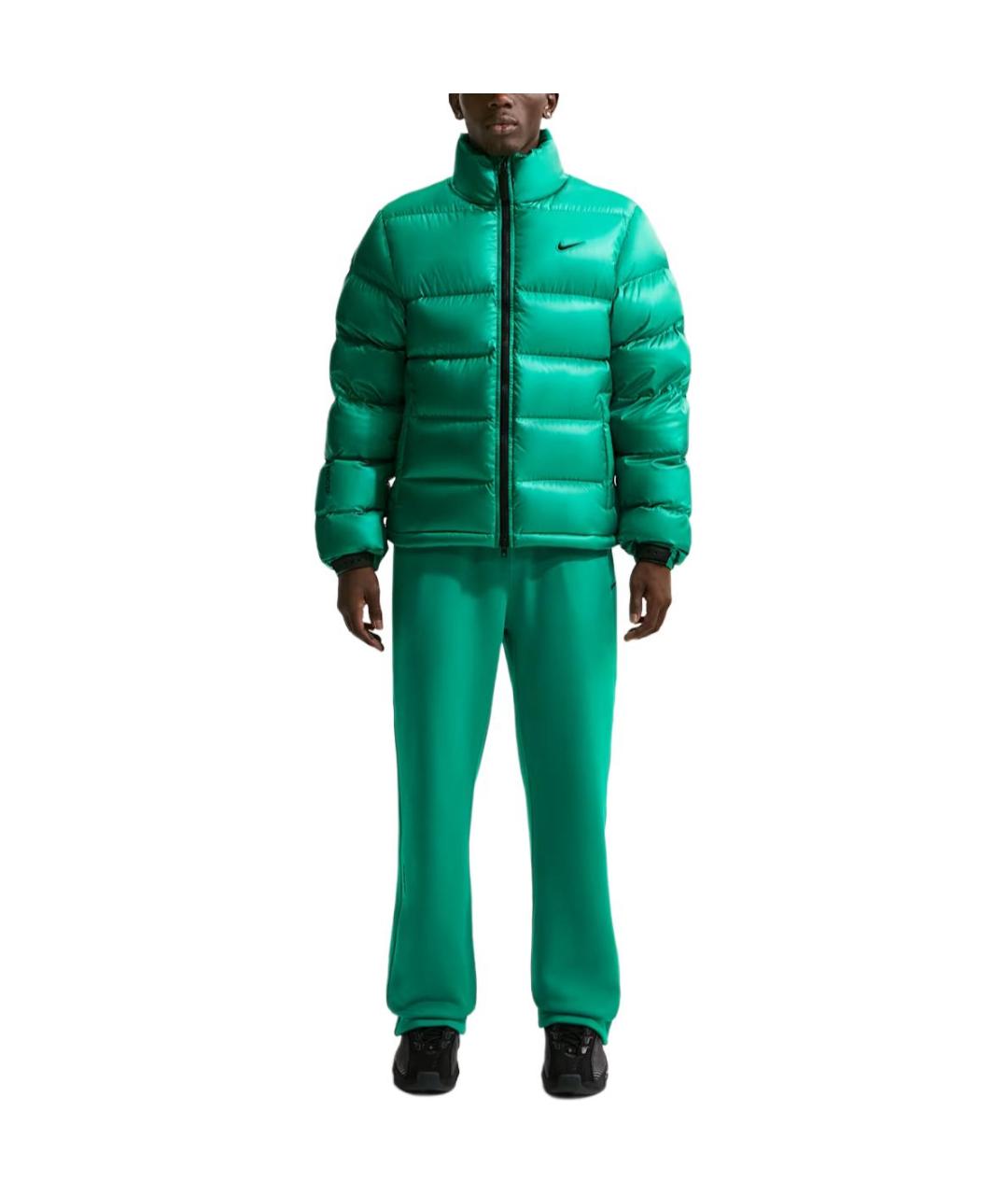 NIKE Зеленый пуховик, фото 4