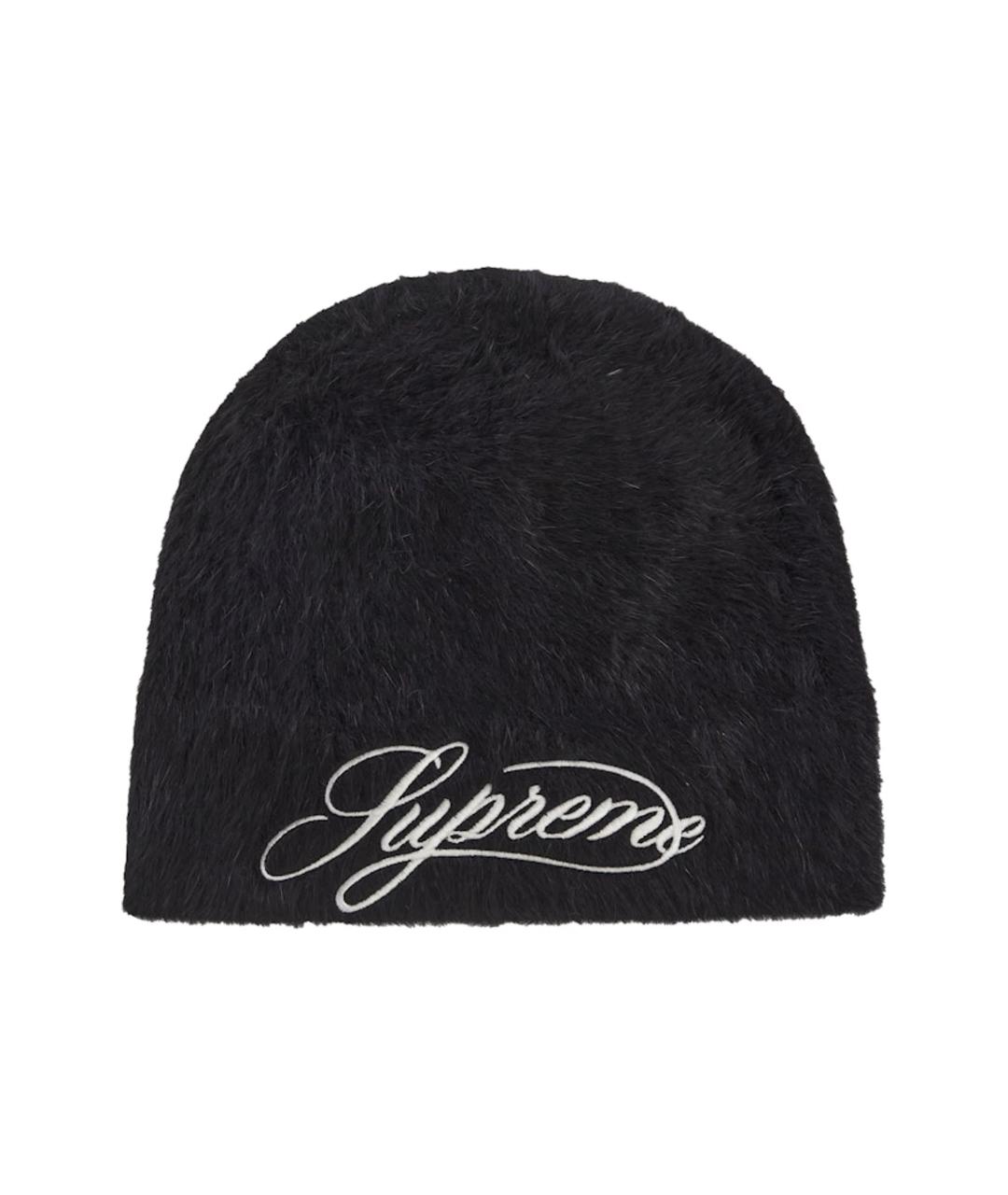 SUPREME Черная шапка, фото 3