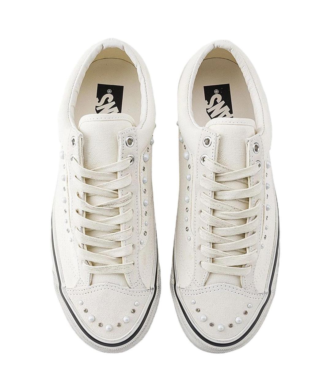 VANS Белые текстильные кеды, фото 4