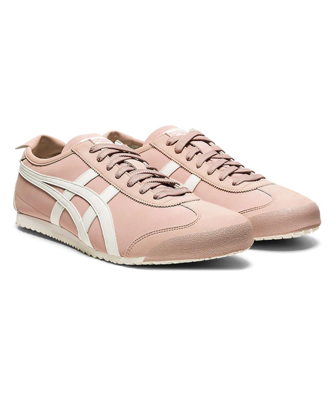 ONITSUKA TIGER Розовые кожаные кеды, фото 4