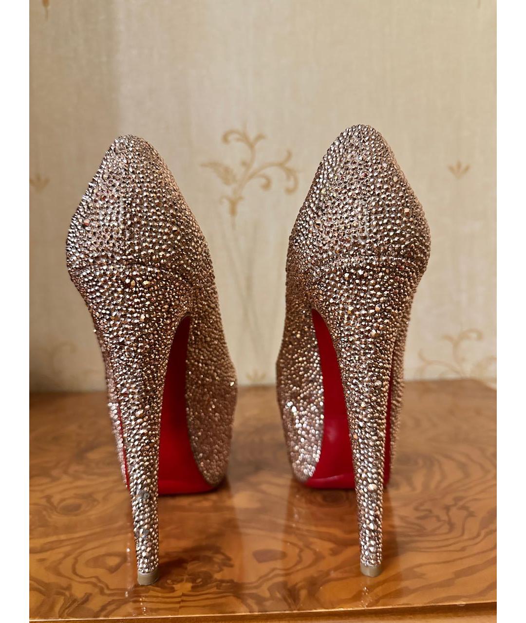 CHRISTIAN LOUBOUTIN Бежевые туфли, фото 4