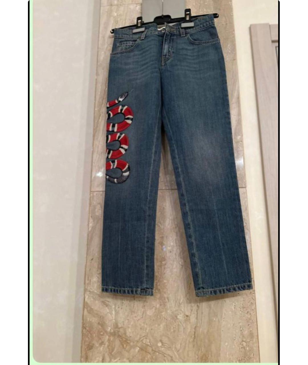 GUCCI Синие деним детские джинсы, фото 7