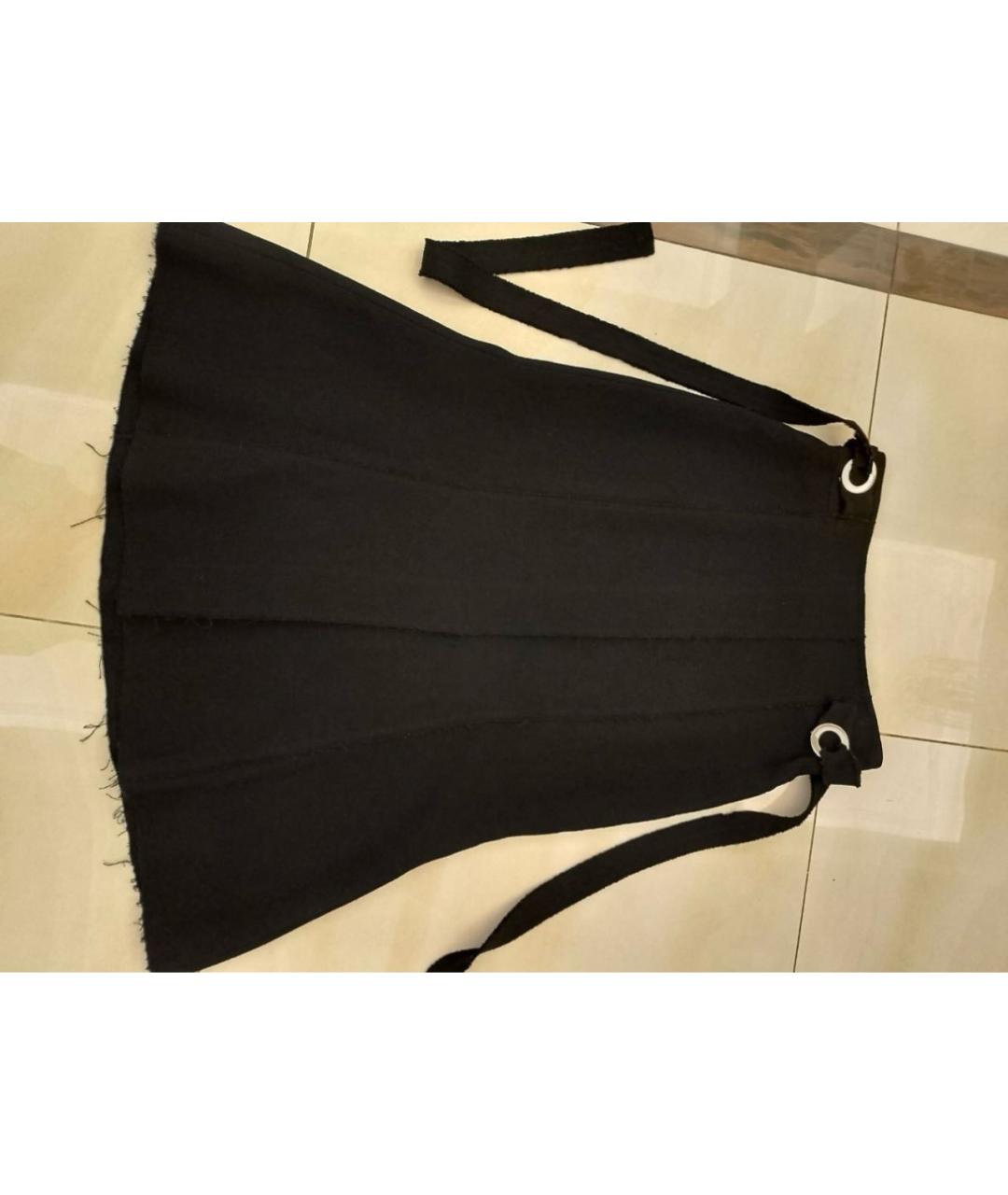 PROENZA SCHOULER Черная вискозная юбка миди, фото 2